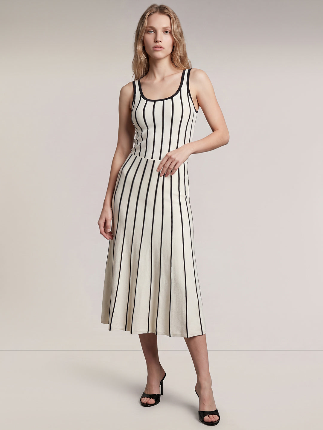 Striped Knit Skirt
