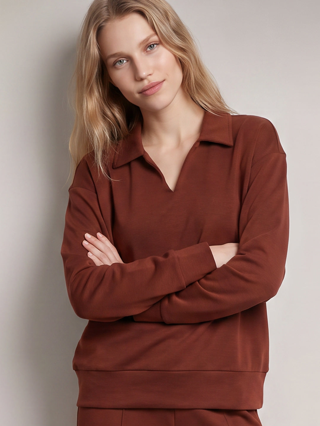 Dark Brown Sweatshirt