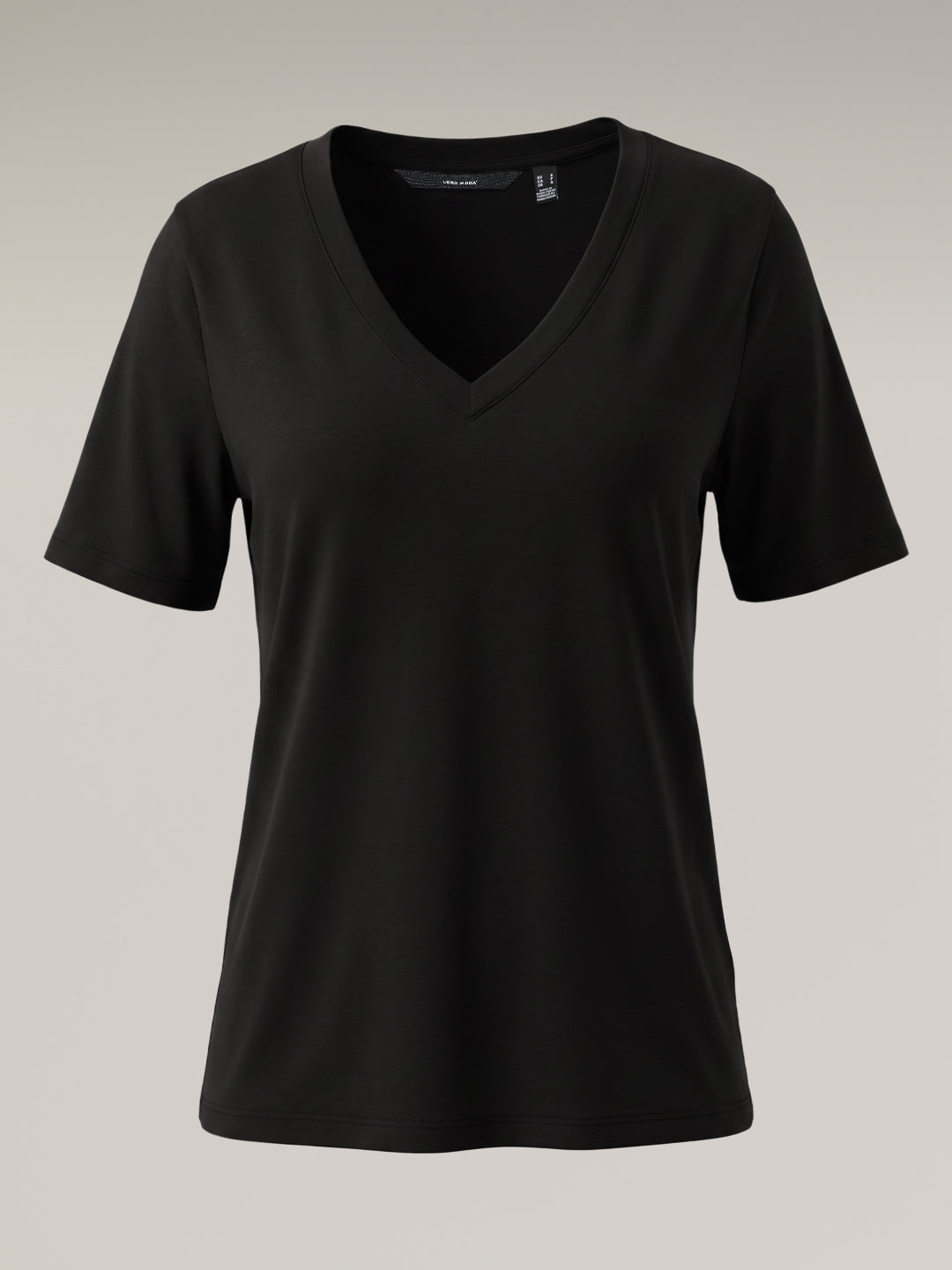 Black V-Neck T-shirt