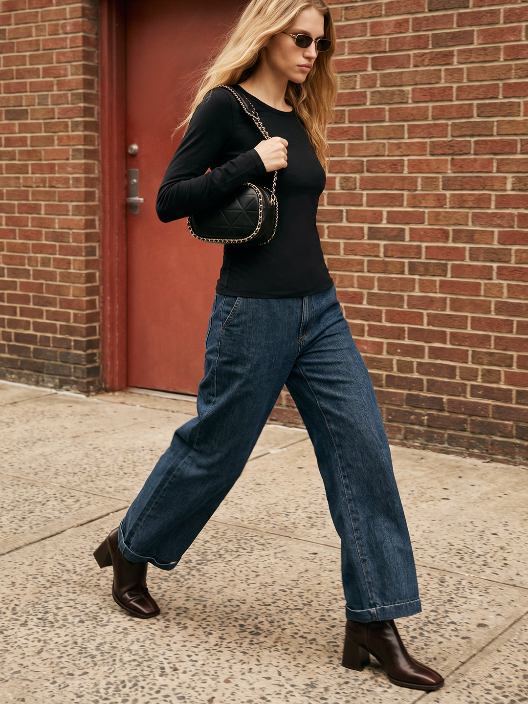 Black Long Sleeve Top