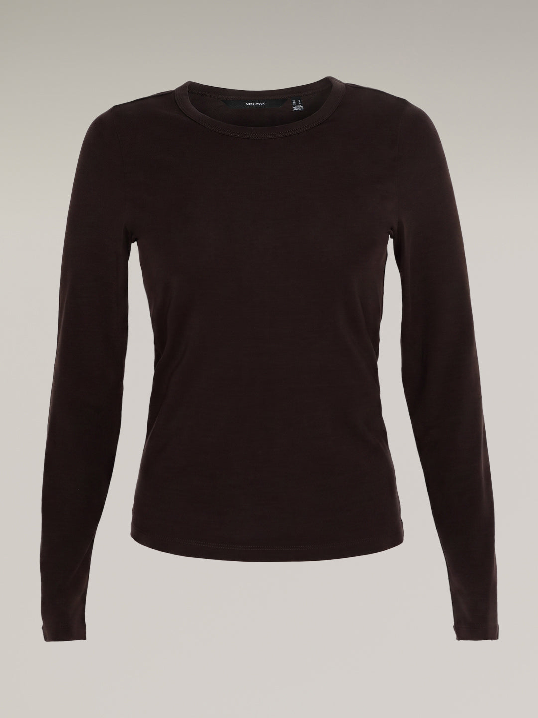 Brown Long Sleeve Top