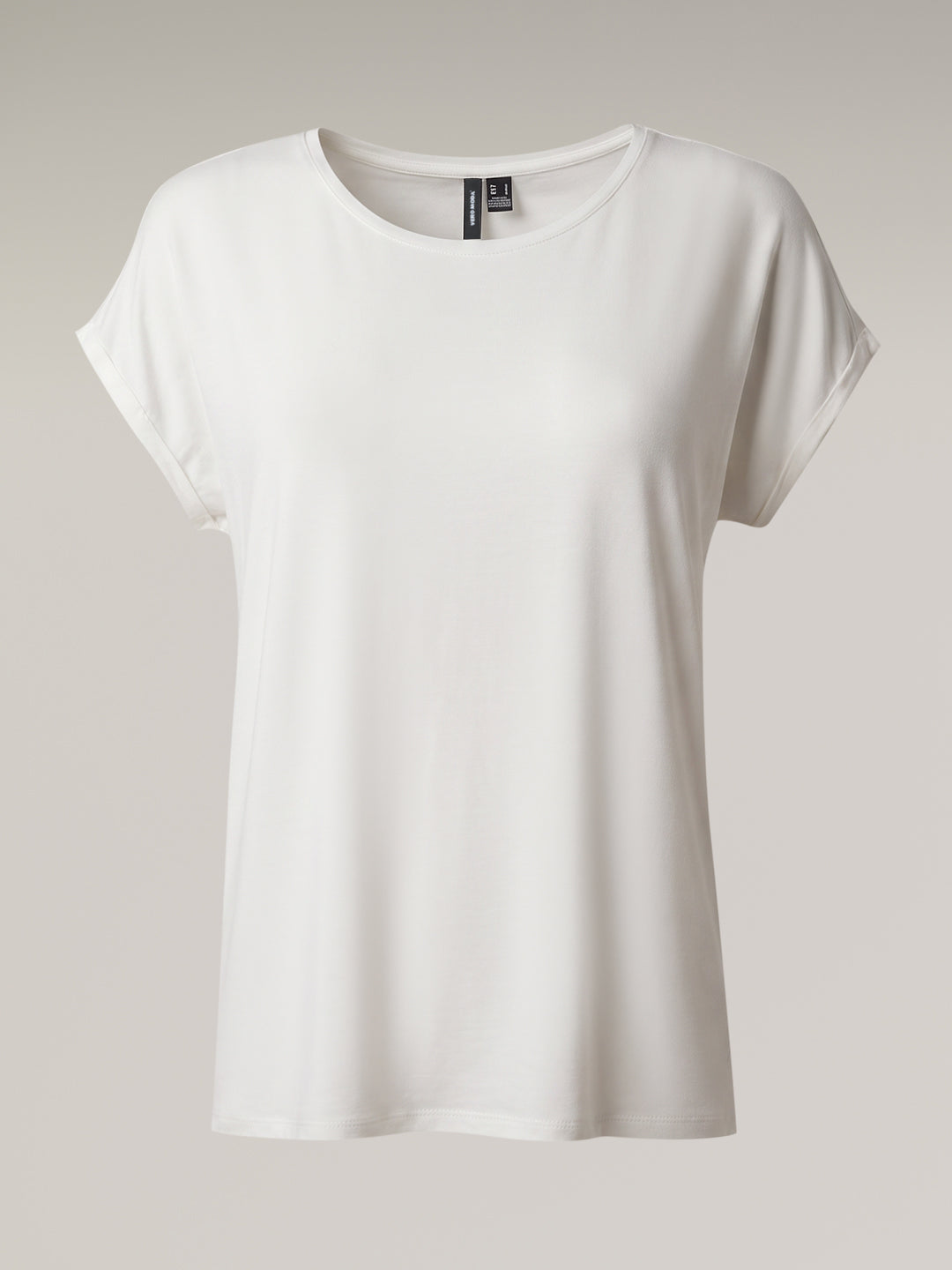White Regular Fit Top