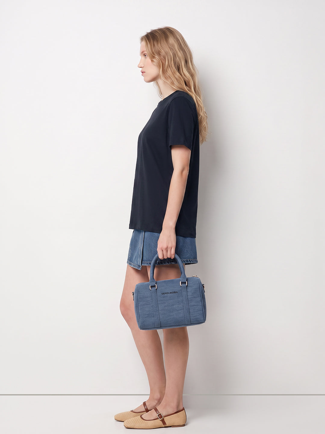 Navy Blue Organic Cotton T-Shirt