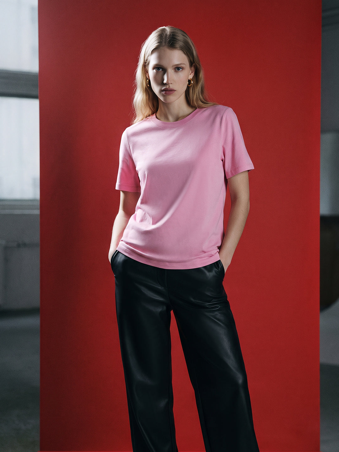 Pink Organic Cotton T-Shirt
