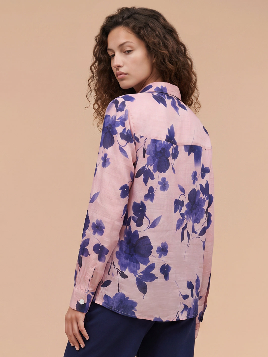 Pink Floral Shirt