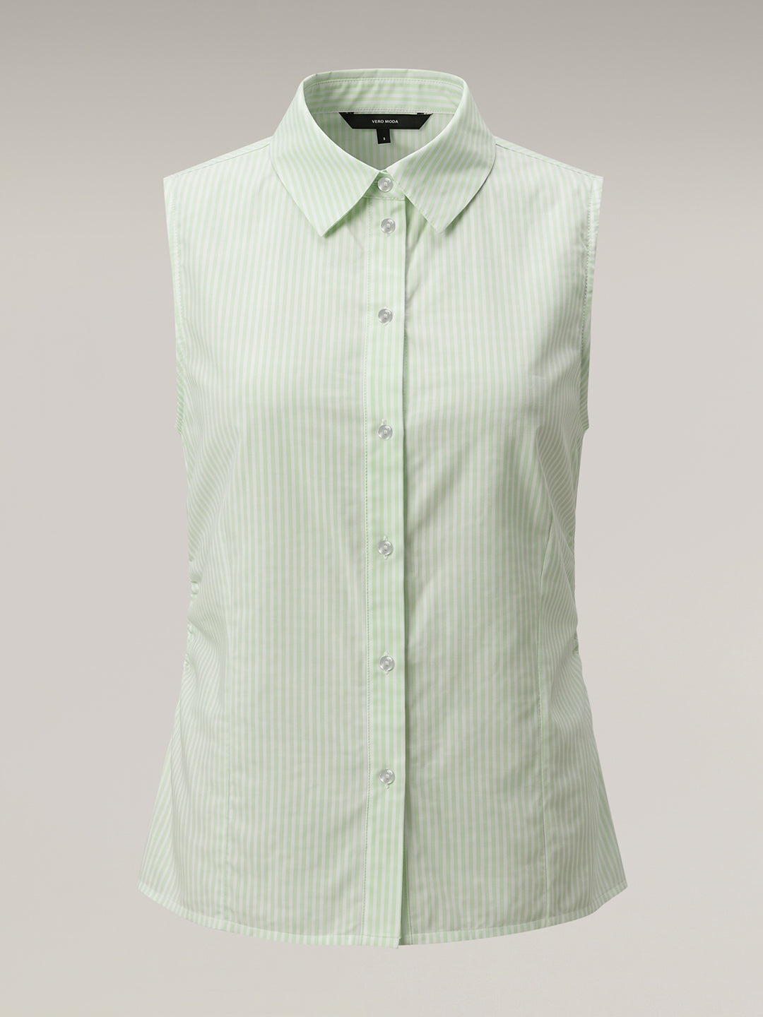 Sleeveless Striped Shirt
