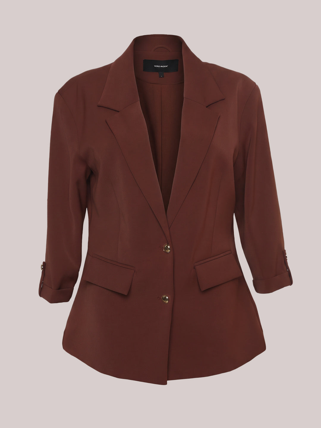 Dark Brown Tailored Blazer