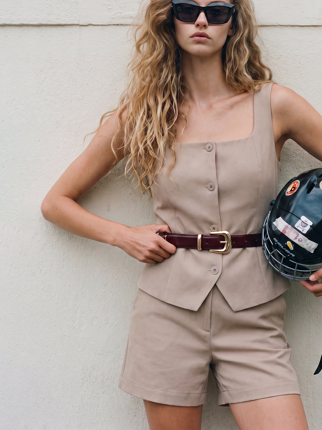 Burgundy Waist Belt