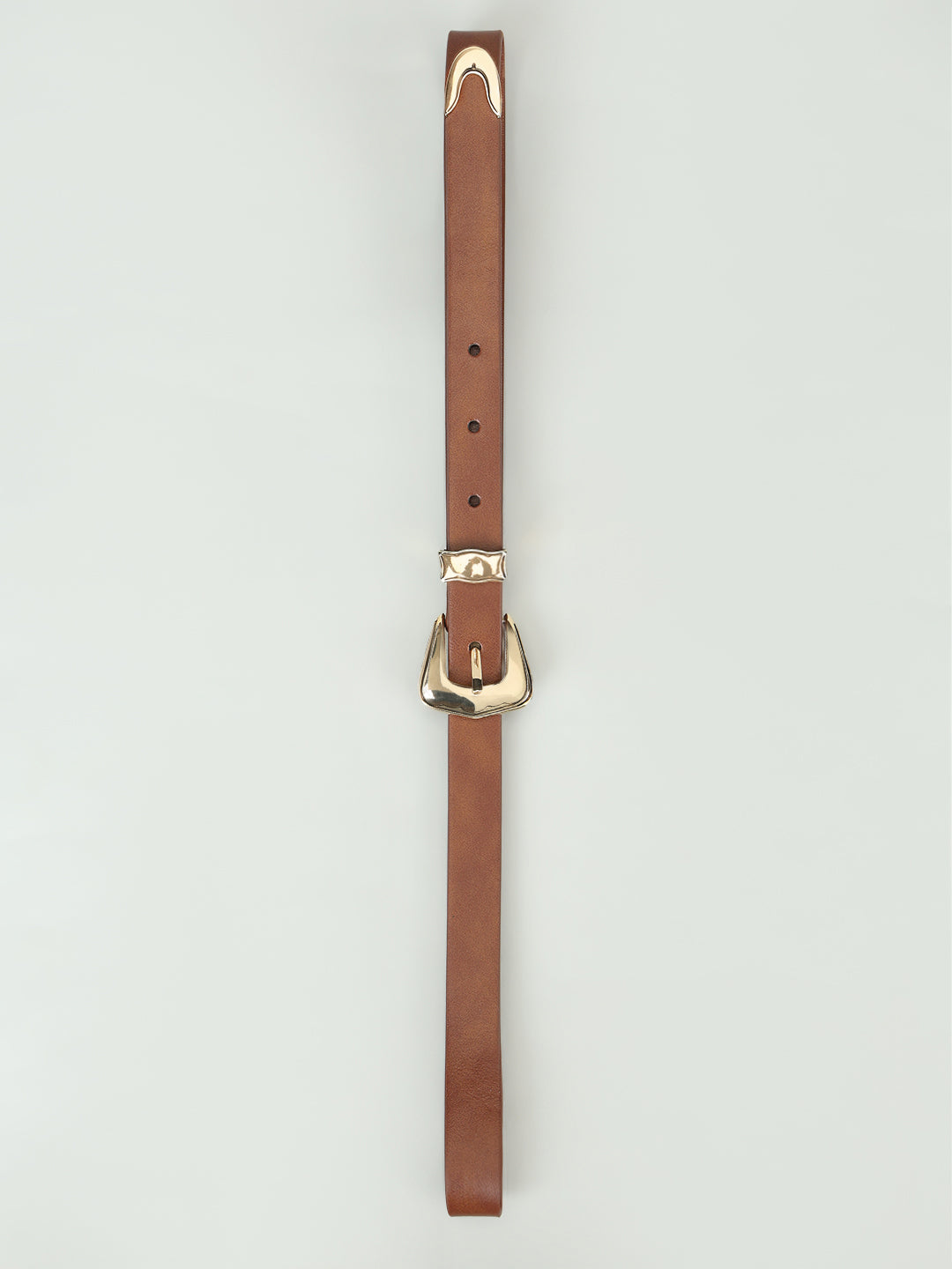 Beige Slim Belt