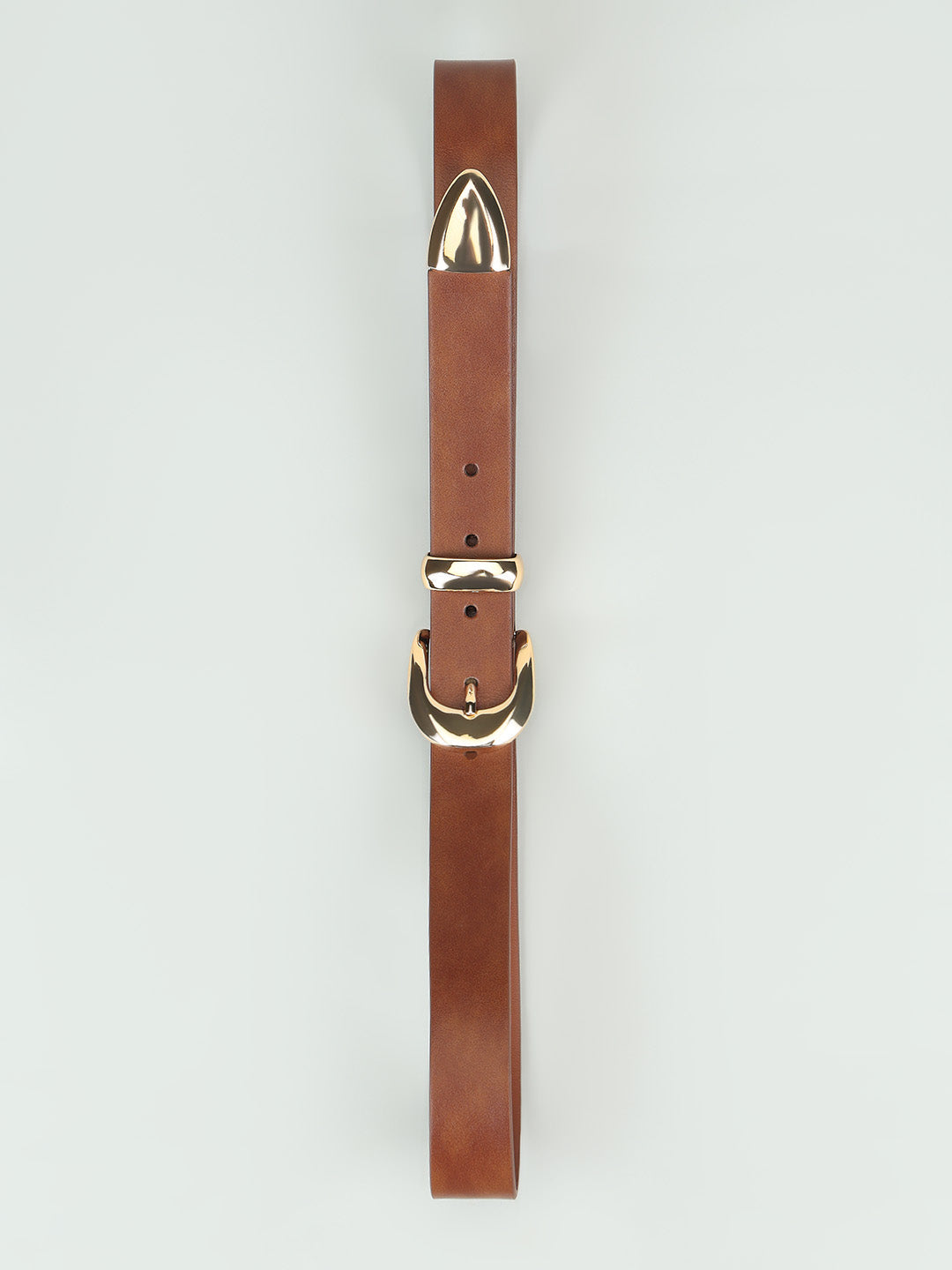 Beige Slim Belt
