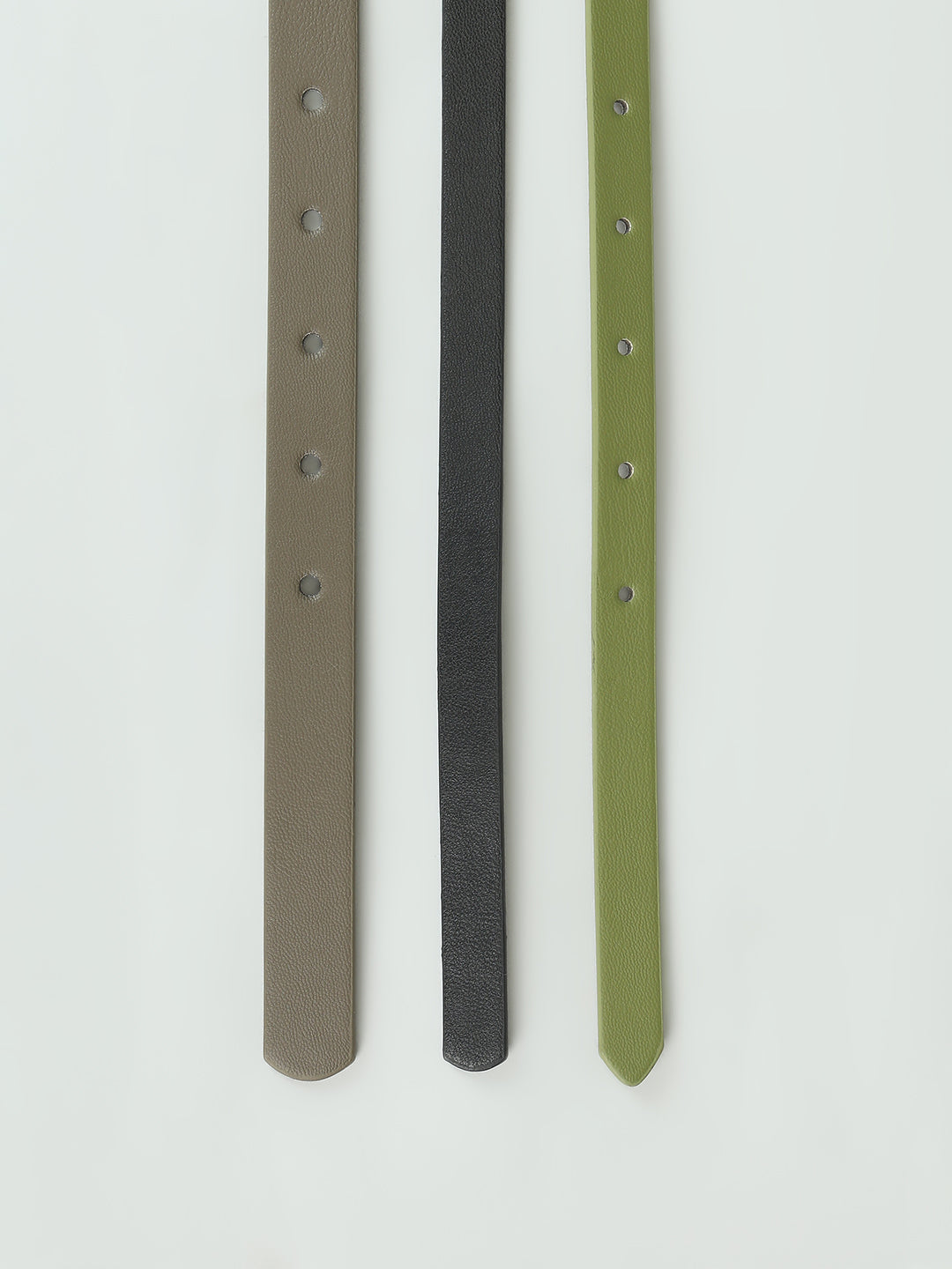Green Pack of 3 Belts