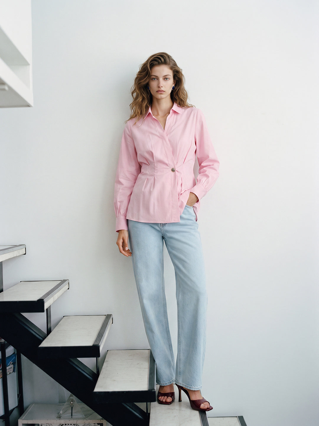 Pink Cotton Shirt