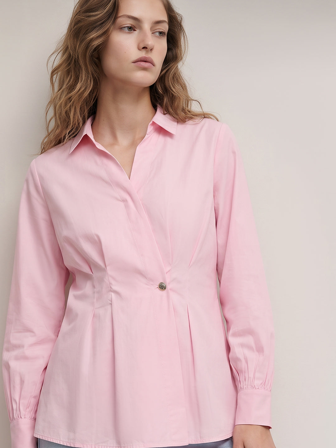 Pink Cotton Shirt