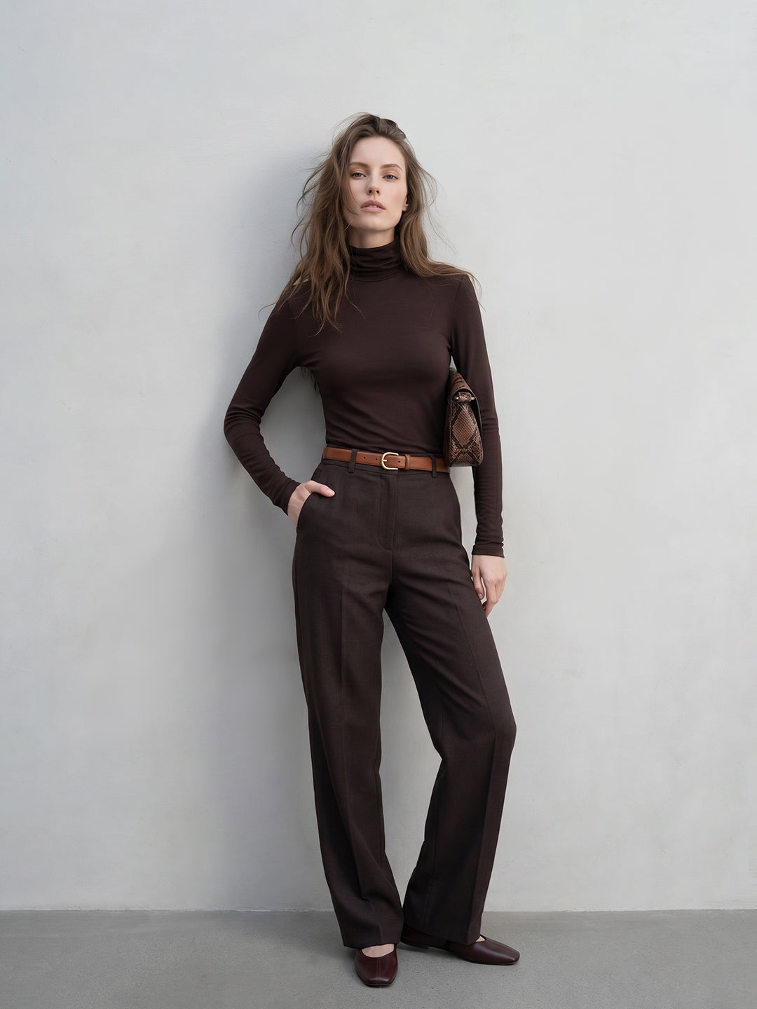 Dark Brown Pants