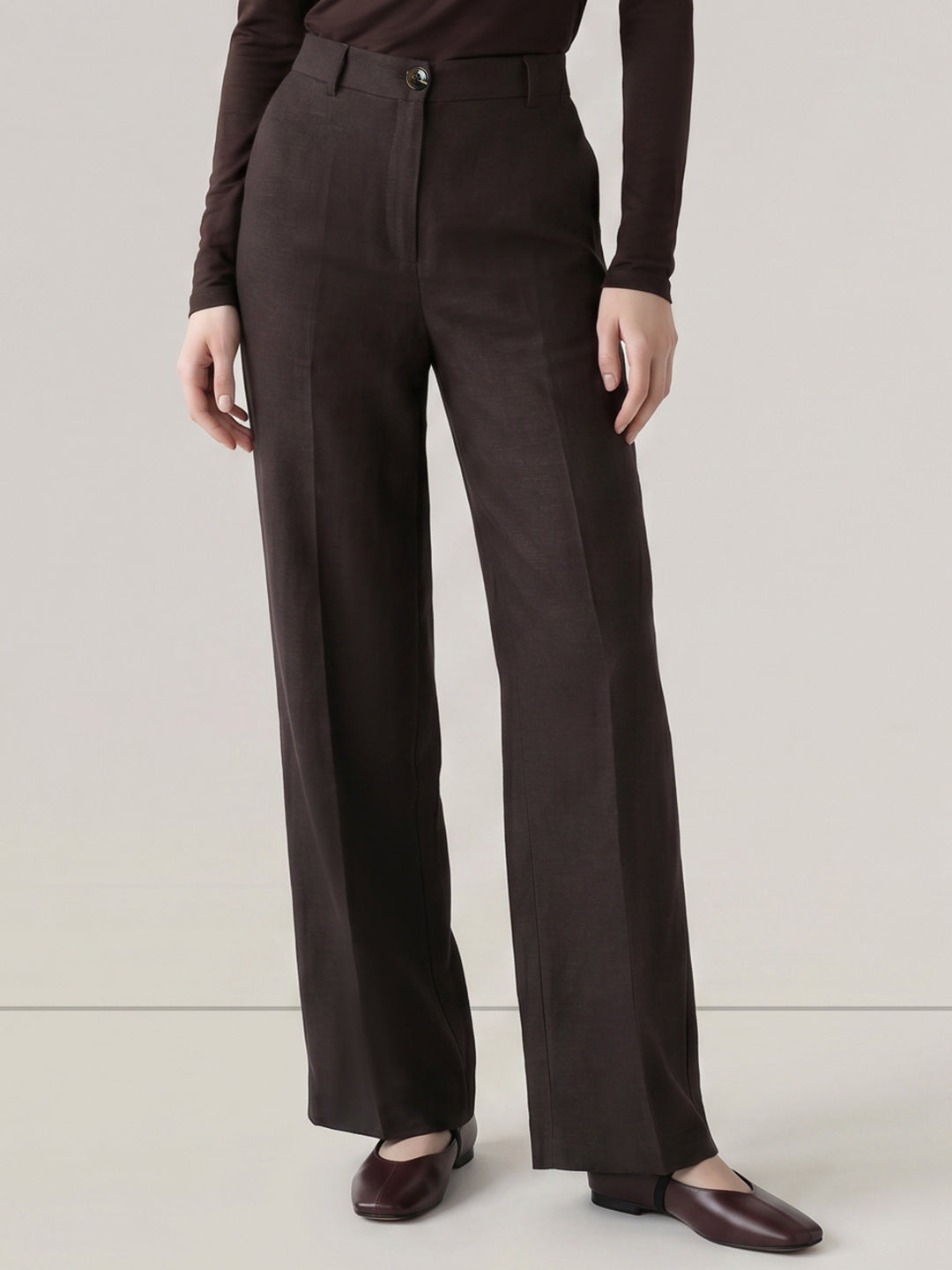 Dark Brown Pants