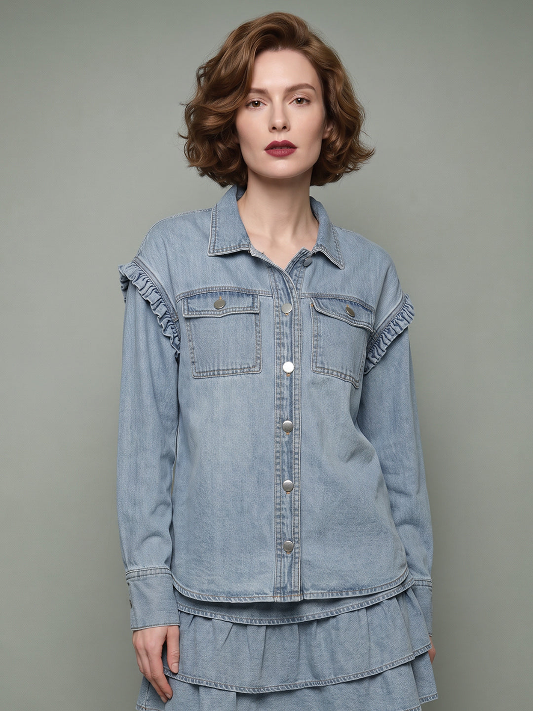 VERO MODA X Marilyn Monroe Denim Shirt