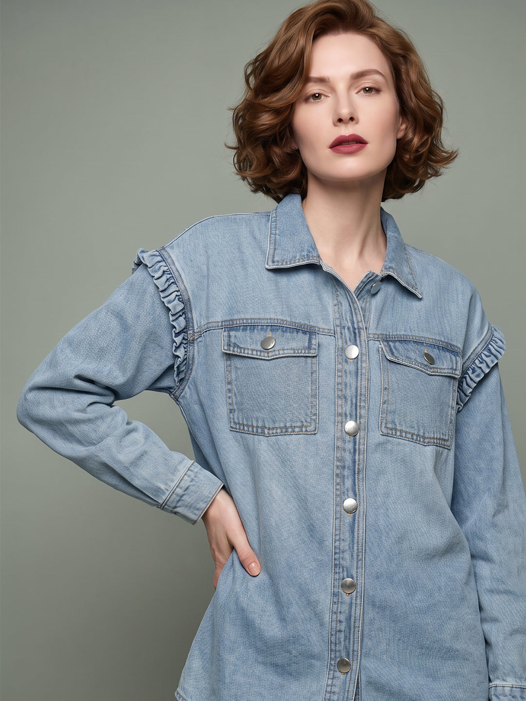 VERO MODA X Marilyn Monroe Denim Shirt