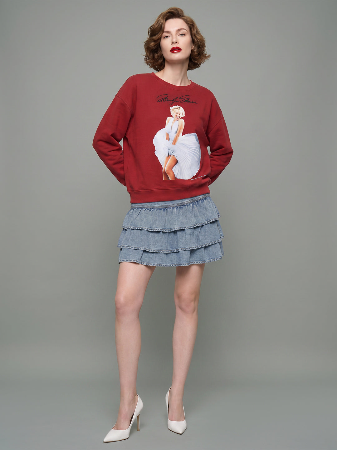 VERO MODA X Marilyn Monroe Printed Sweatshirt