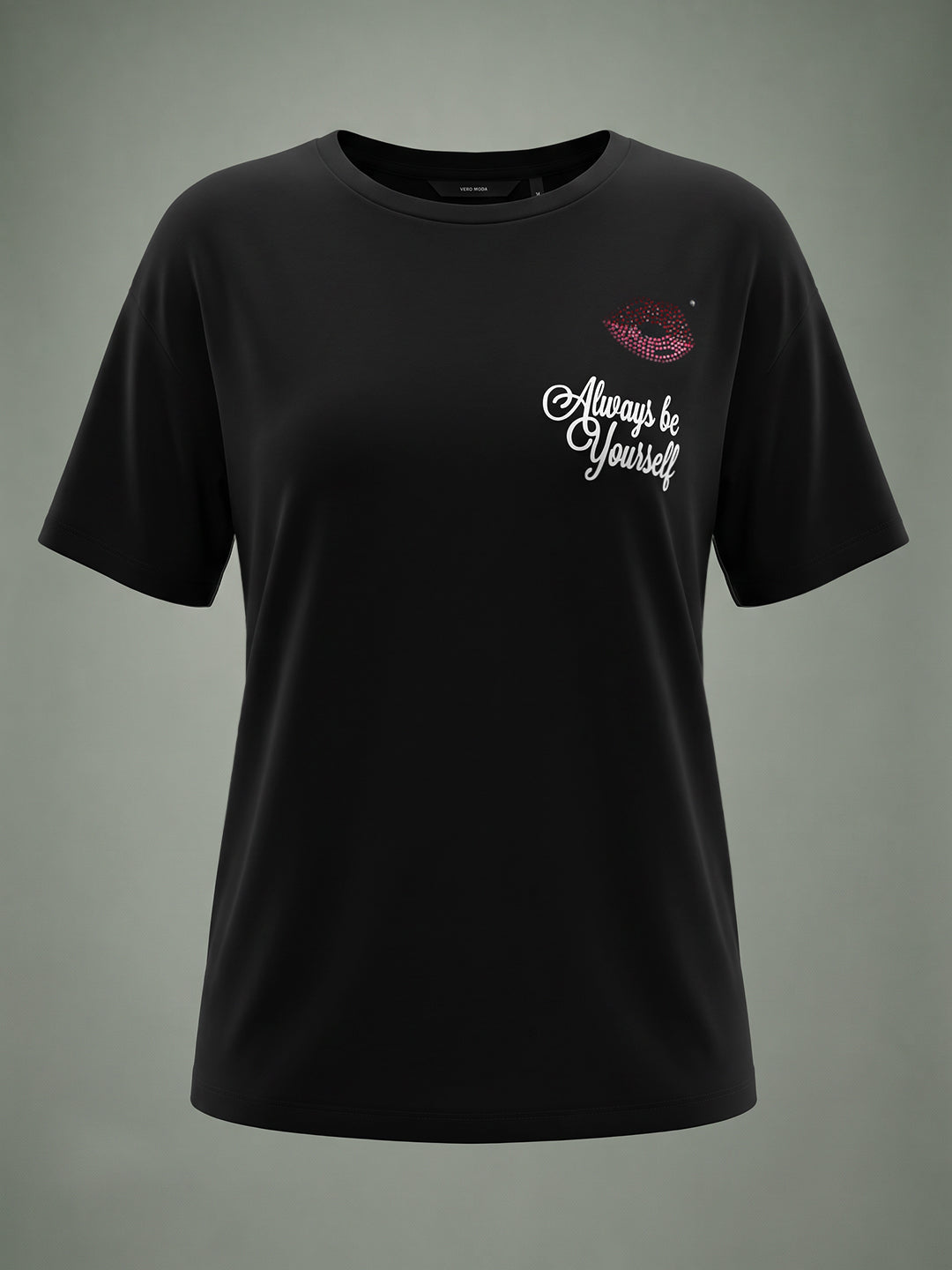 VERO MODA X Marilyn Monroe Black Printed T-shirt