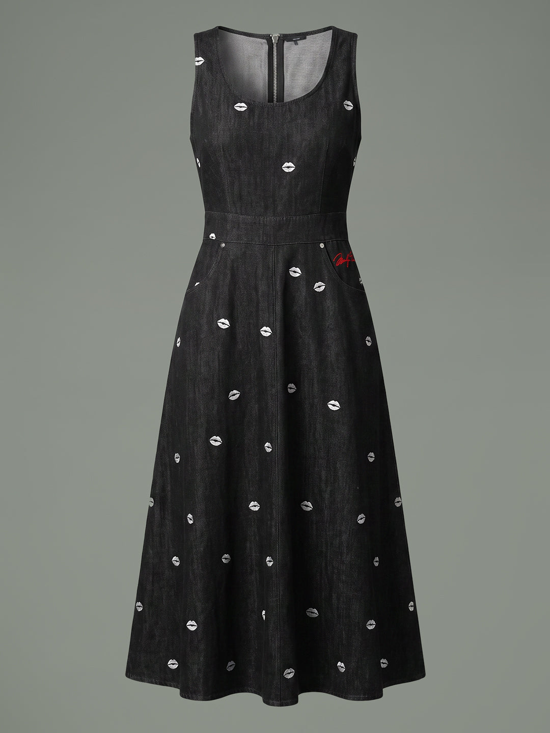 VERO MODA X Marilyn Monroe Printed Denim Dress