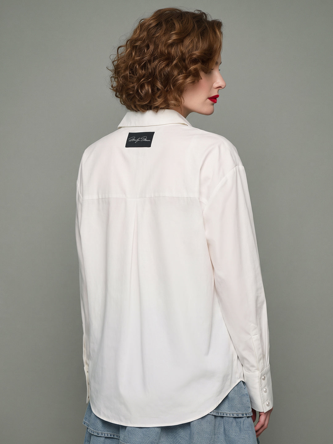 VERO MODA X Marilyn Monroe Off-White Printed Shirt