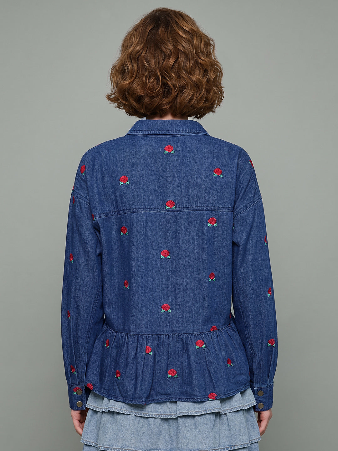 VERO MODA X Marilyn Monroe Printed Denim Shirt