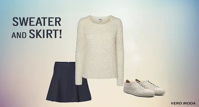 3 Ways To Style A Cute Knit Skirt!