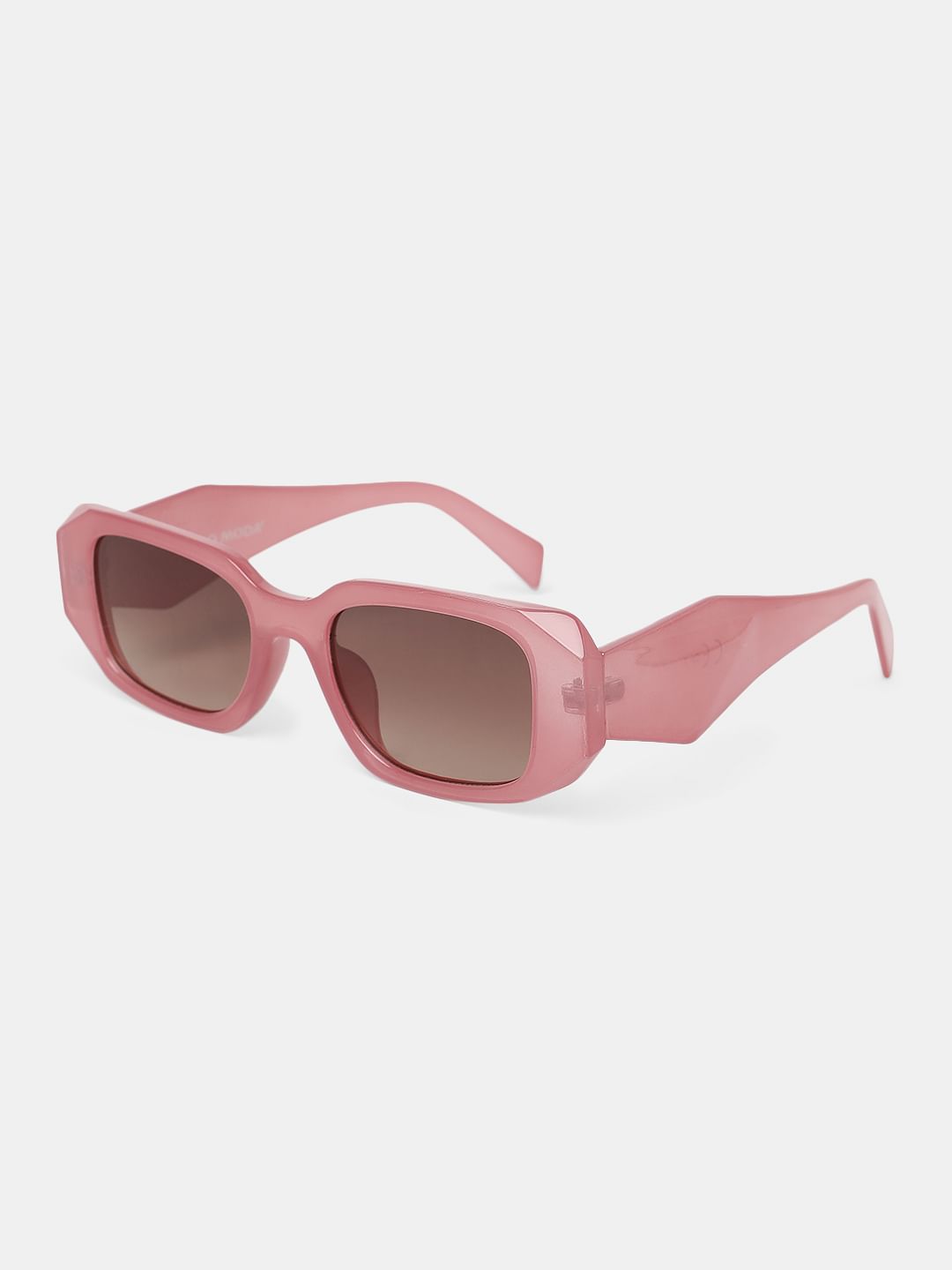 Pink Rectangular Sunglasses