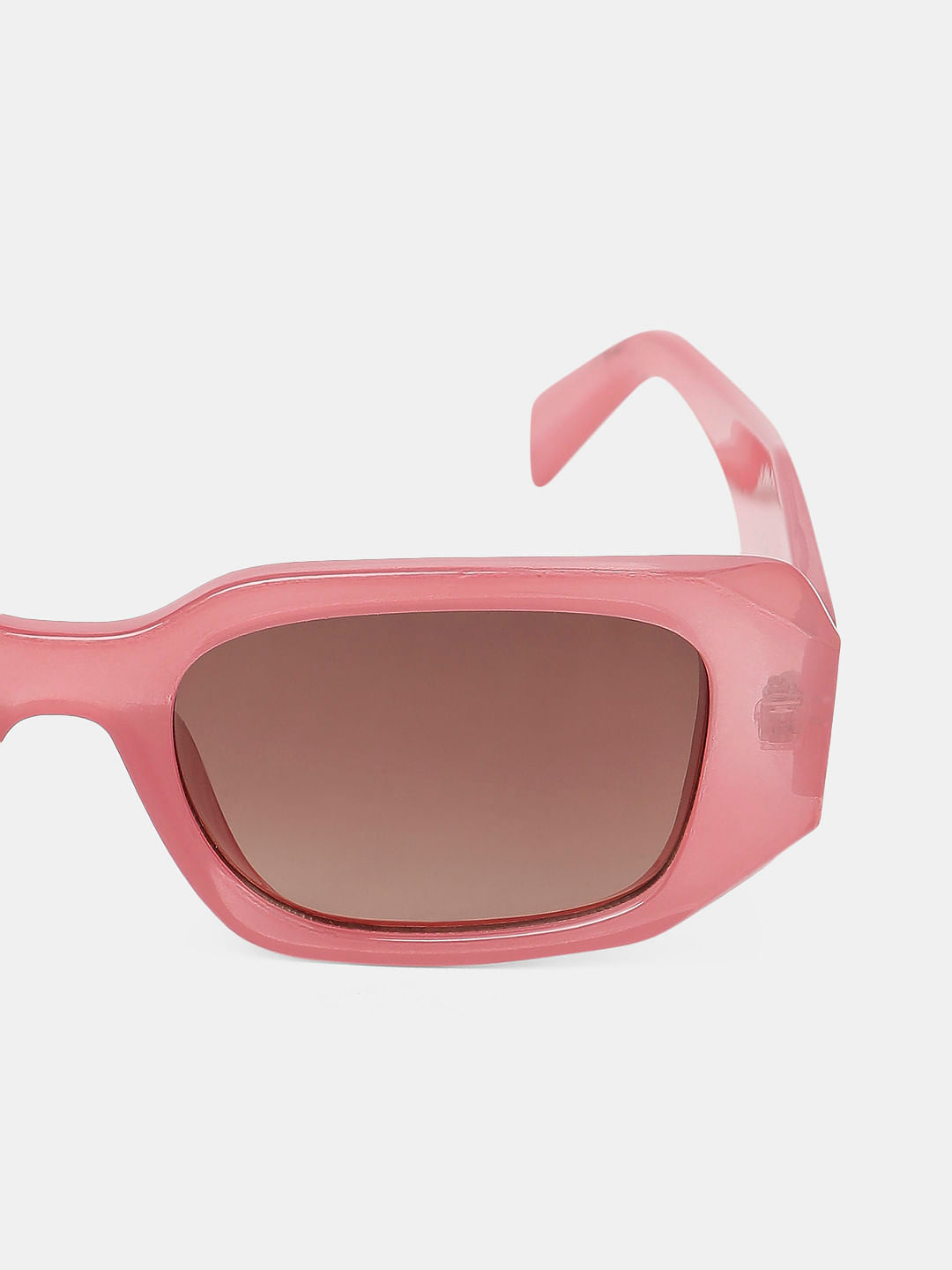Pink Rectangular Sunglasses