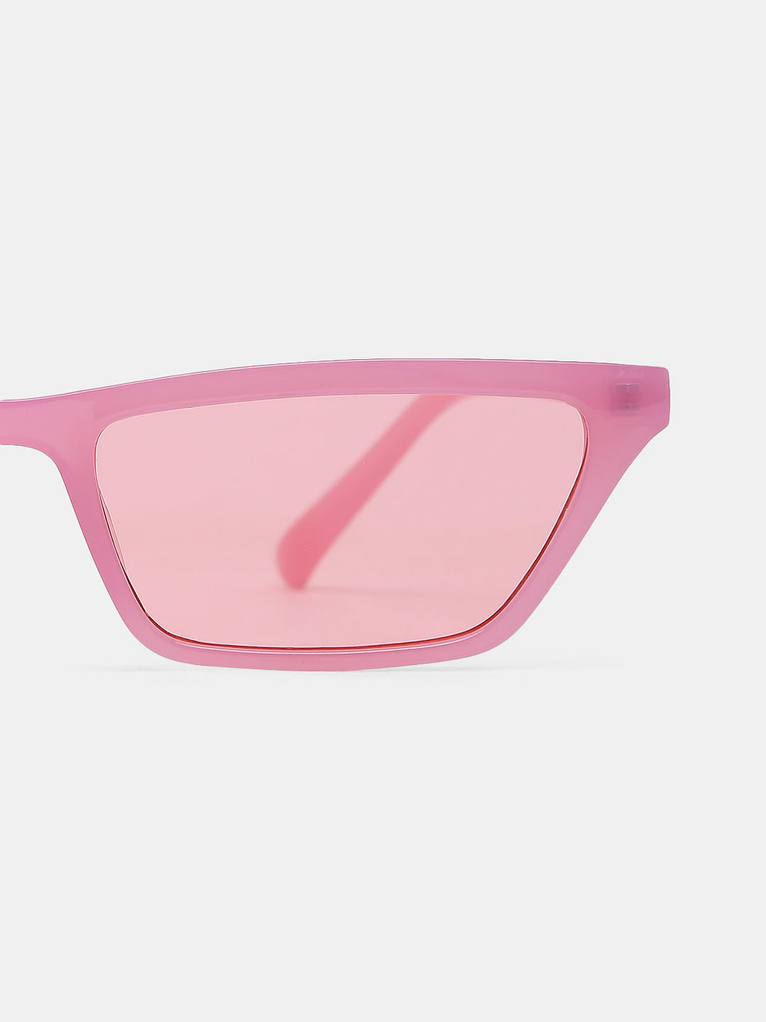 Pink Rectangular Sunglasses