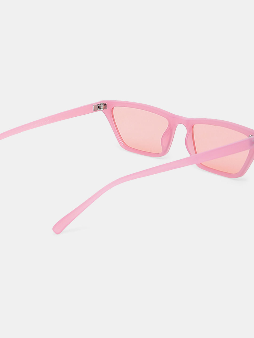 Pink Rectangular Sunglasses