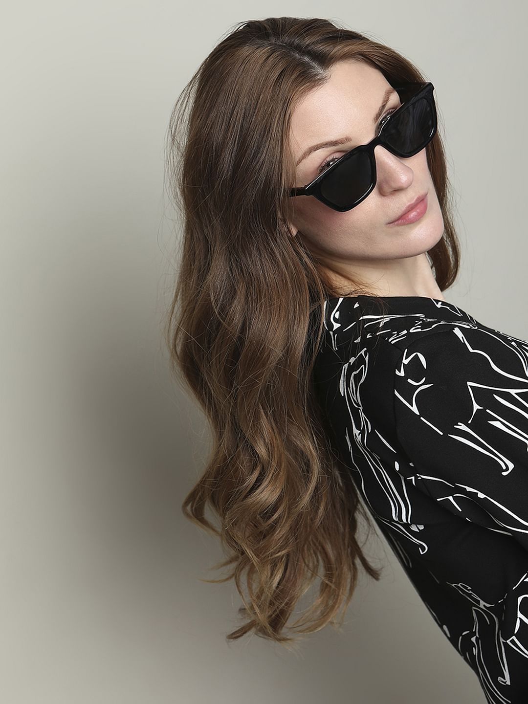 Black Cat Eye Sunglasses