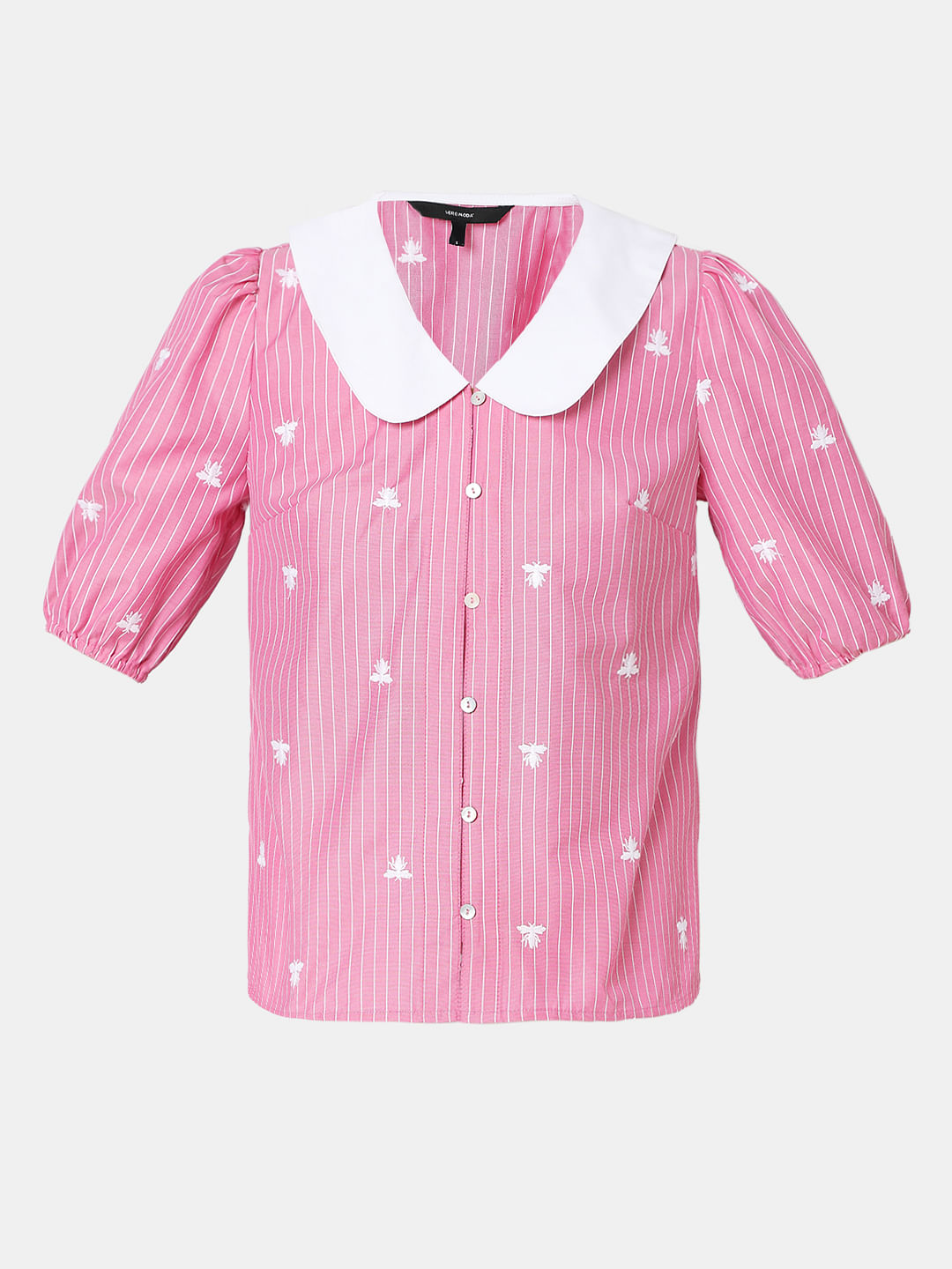 Pink Striped Shirt