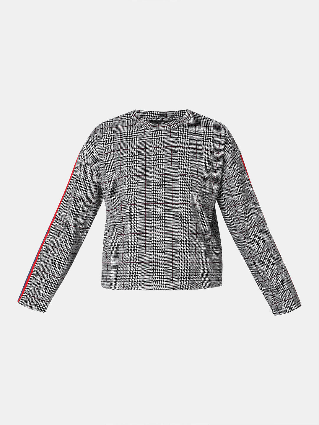 Grey Check Co-Ord Sweatshirt