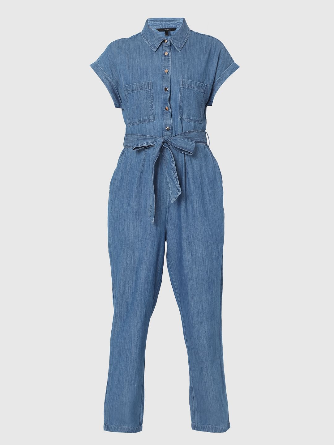 Blue Denim Jumpsuit