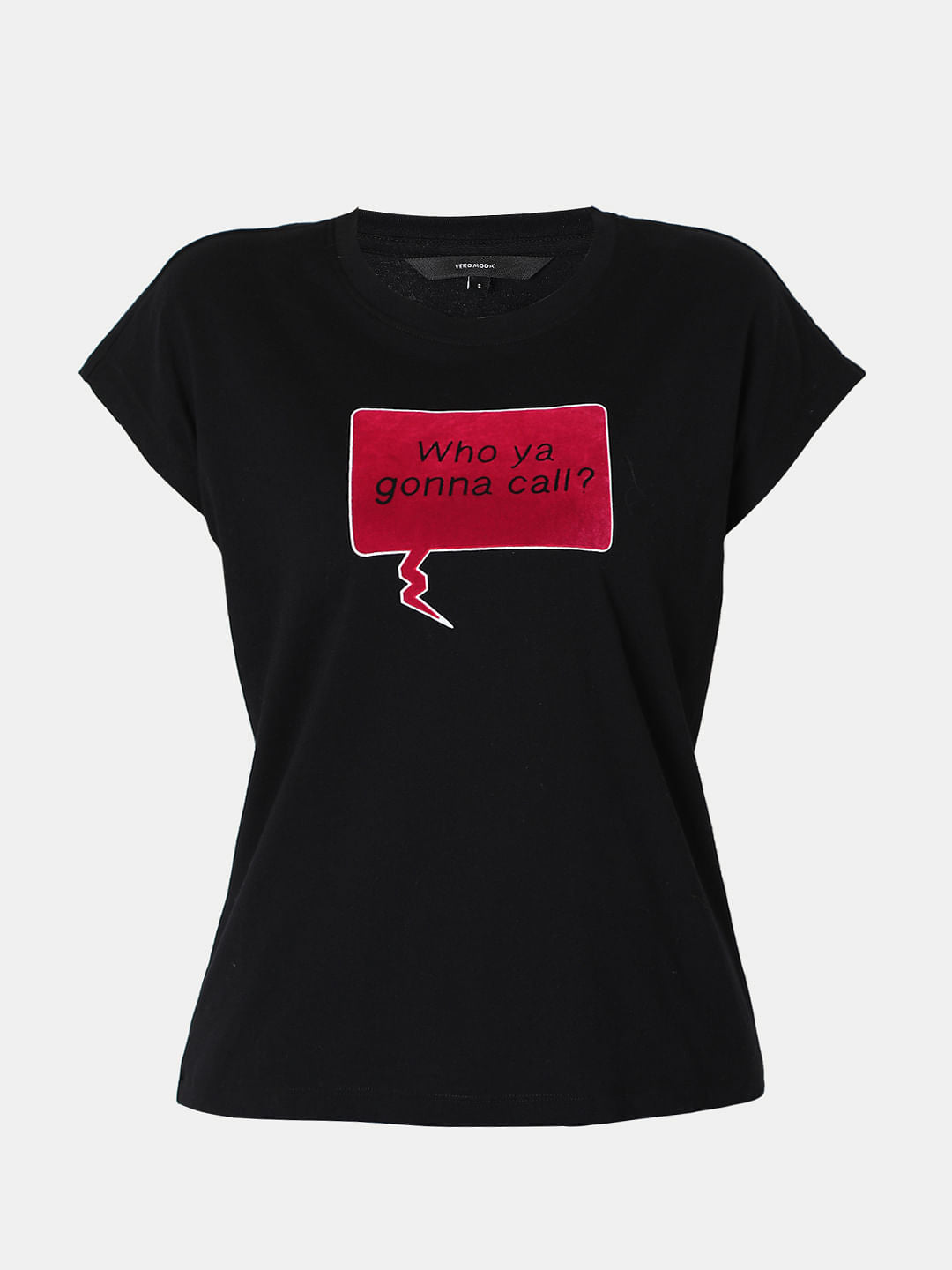 Black Graphic Print T-Shirt