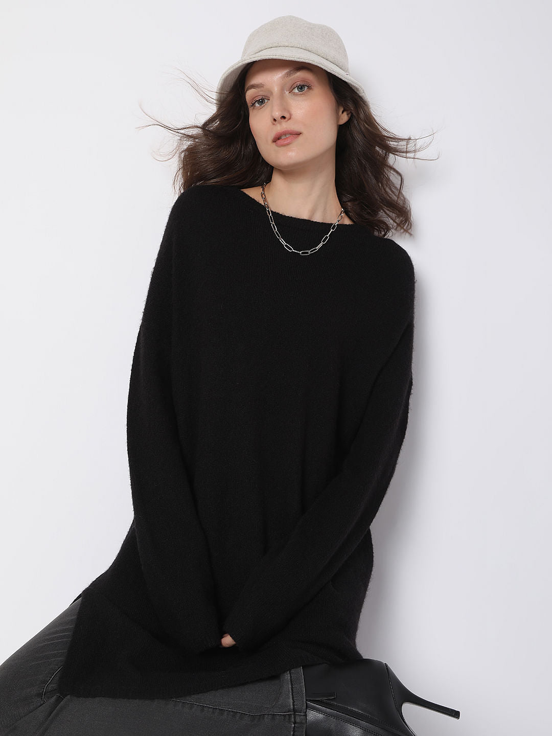 Black Long Sweater