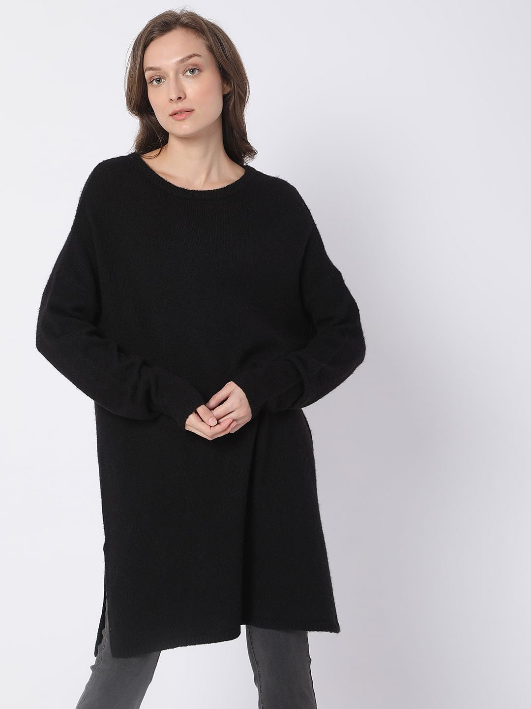 Black Long Sweater