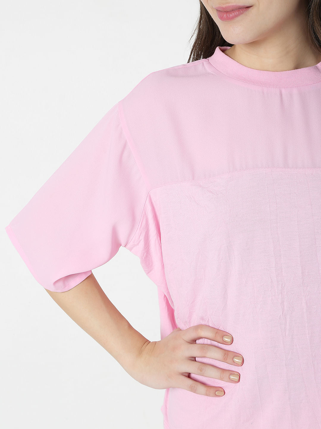 Pink Boxy Top