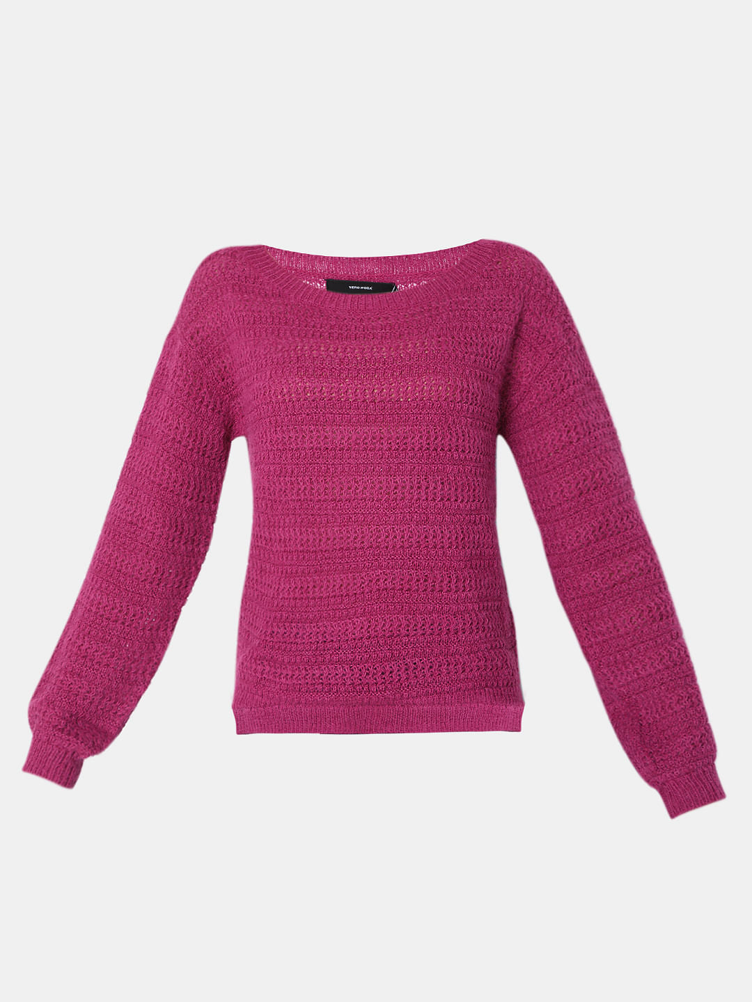 Pink Textured Sweater