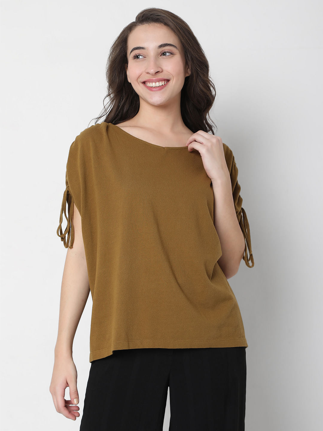 Brown Loose Top