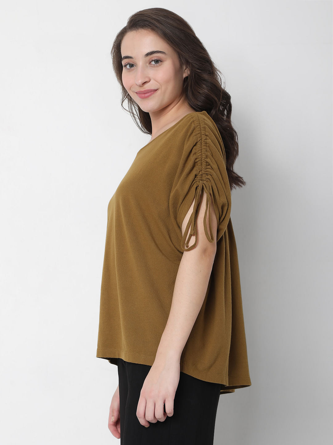 Brown Loose Top