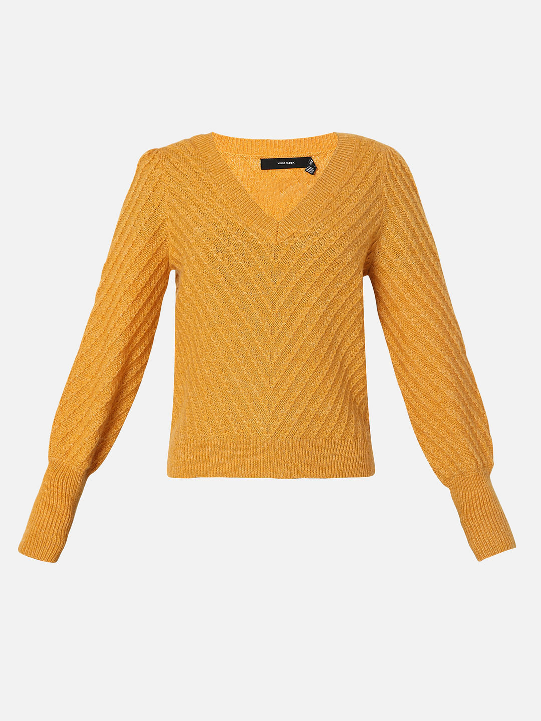 Mustard Textured Sweater