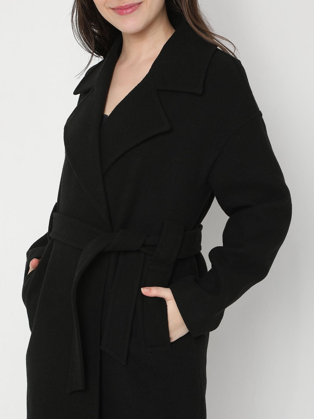 Black Long Overcoat