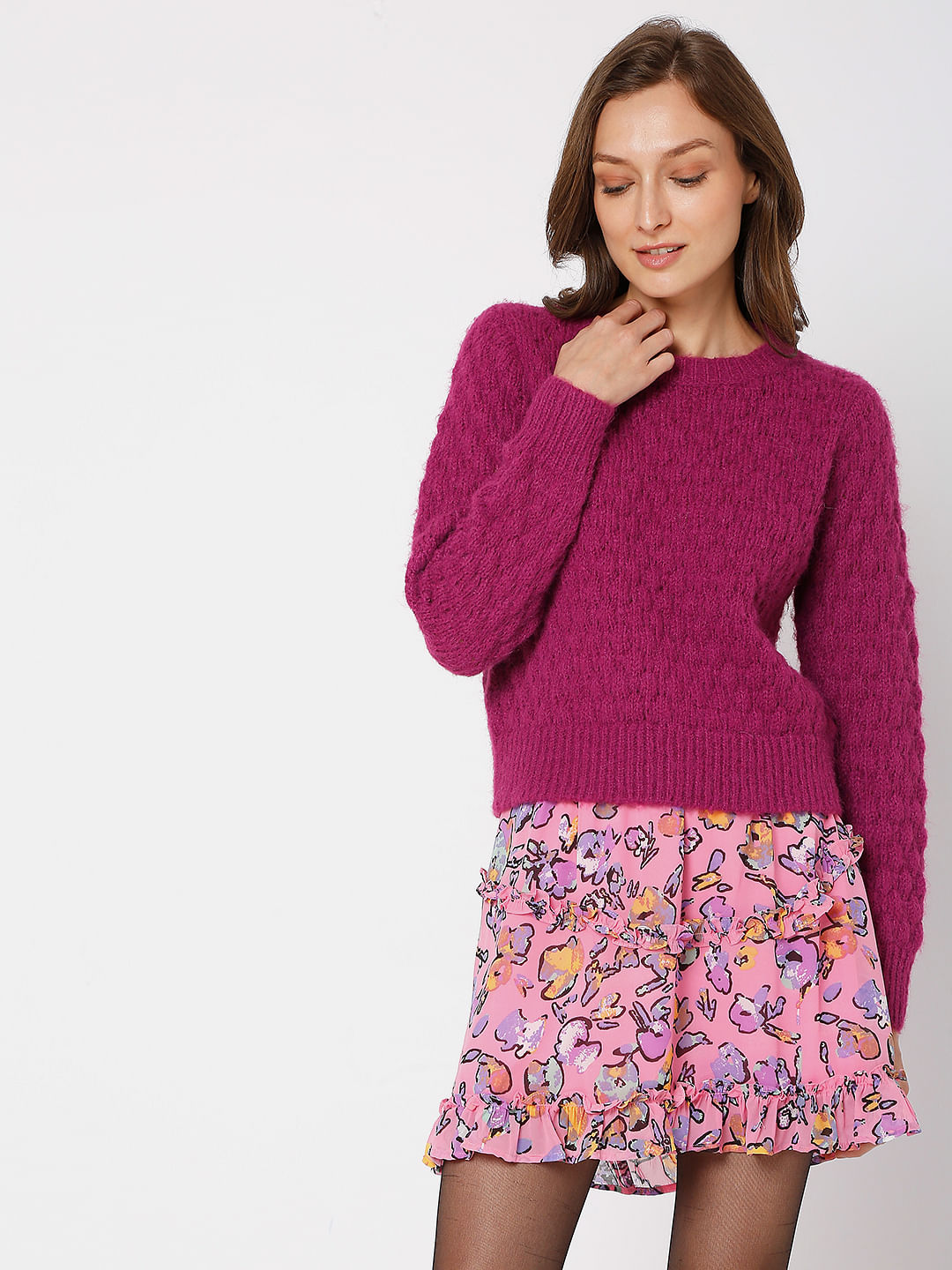 Dark Pink Pullover