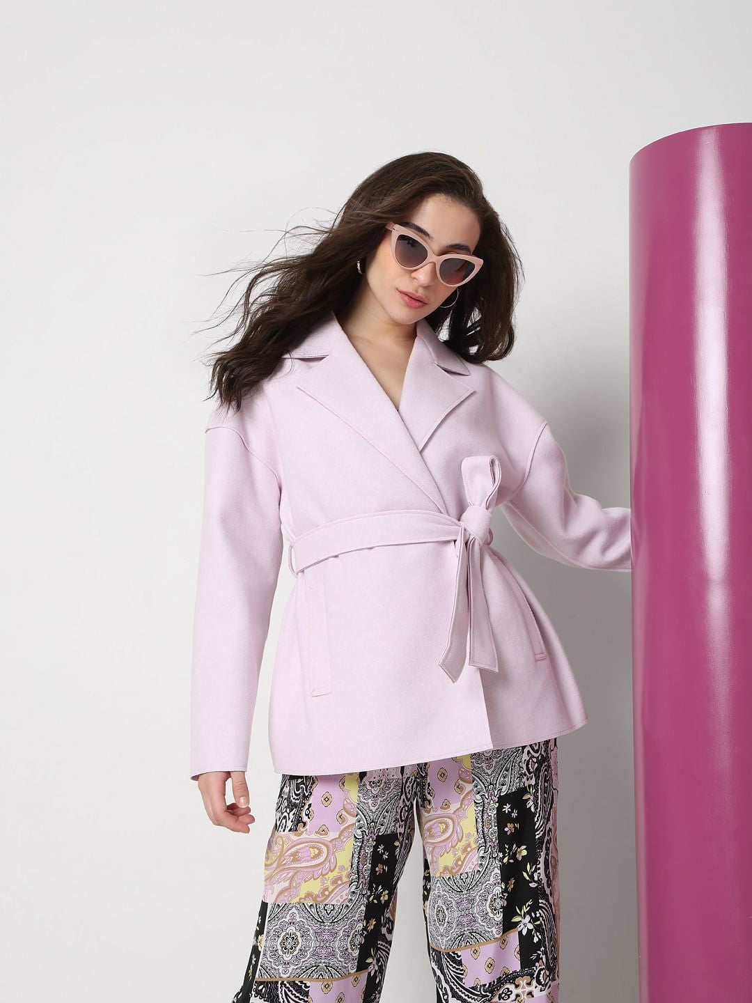 Lavender Suede Jacket