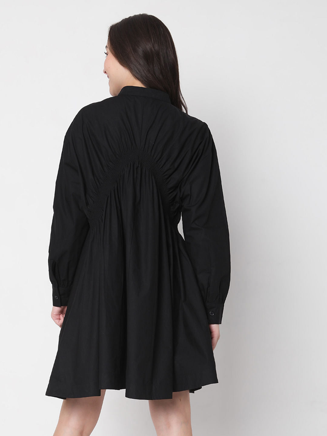 Black Button Down Dress