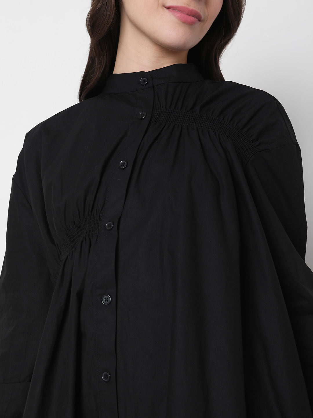Black Button Down Dress