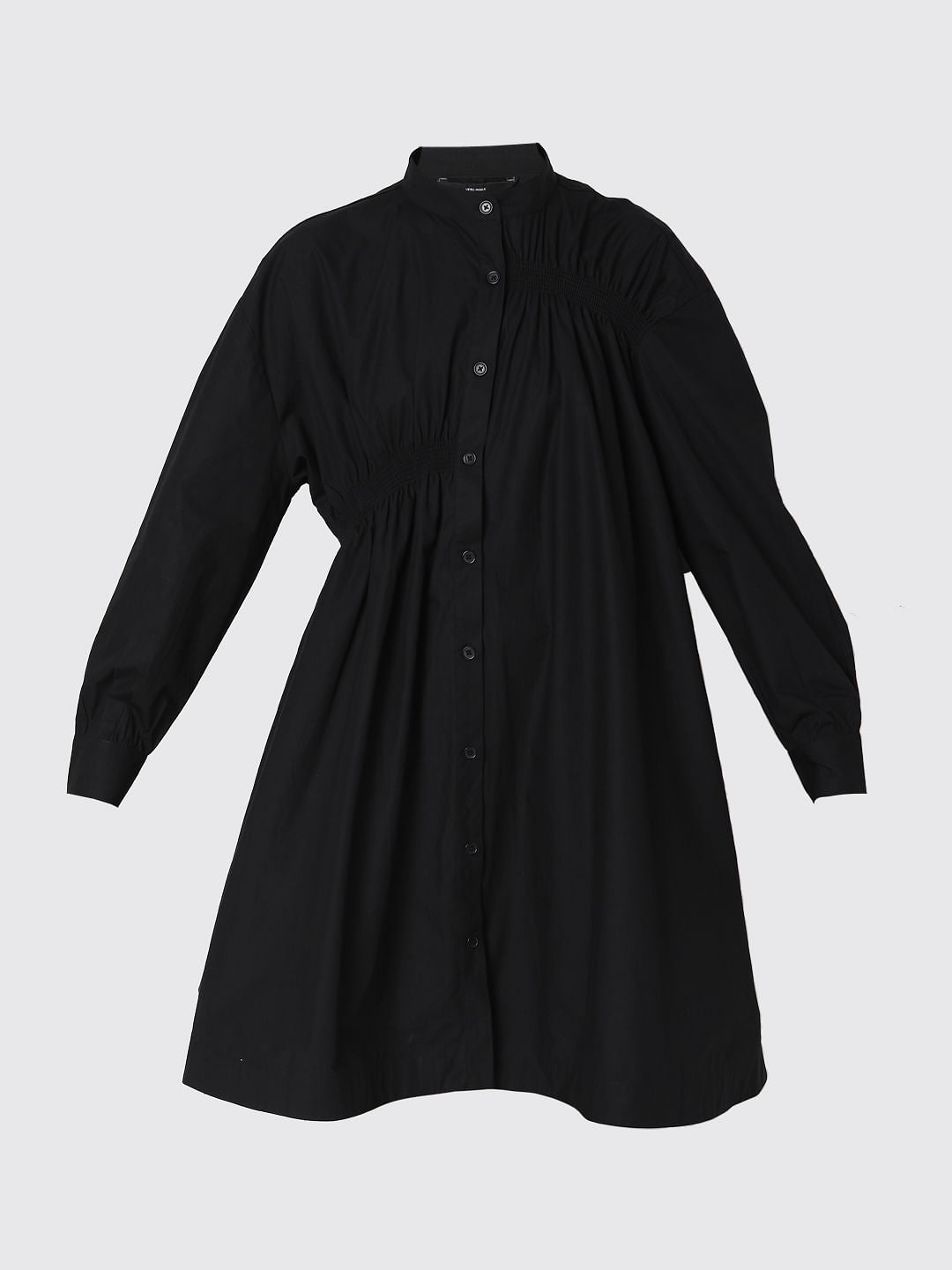 Black Button Down Dress