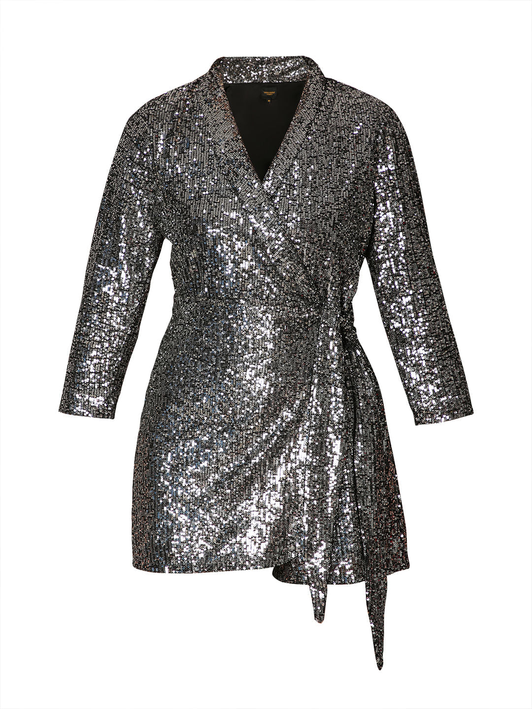 Marquee Silver Sequin Playsuit
